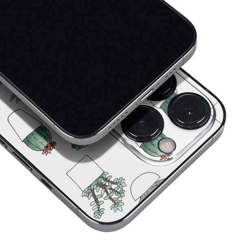 Succulent Pattern iPhone 16 Pro Skin